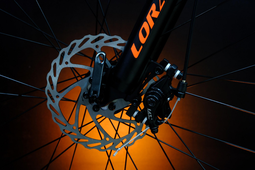 Lorak MAX 150 Матовый Чёрный/Оранжевый 13р (на рост 130-148)