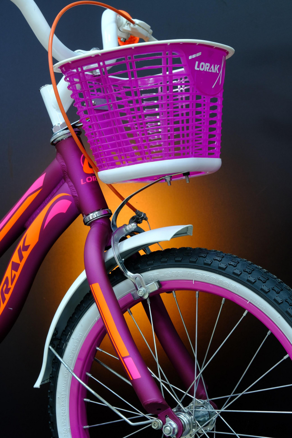 Lorak Junior 20 Girl Матовый Фиолетовый/Оранжевый