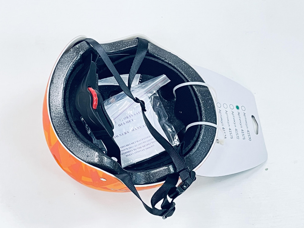 Шлем Lorak детский 41571 size M(55-58cm) Orange/Black, код 41571