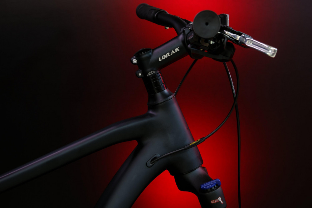 LORAK 2.0 8 sp Матовый Чёрный/Красный 19р (на рост 171-182)